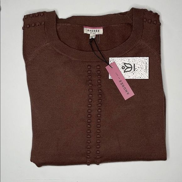 Andrée by Unit Lightweight Sweater Size Large NWT - Picture 13 of 13
